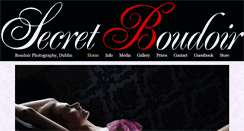 Desktop Screenshot of boudoir.ie