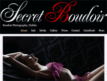 Tablet Screenshot of boudoir.ie